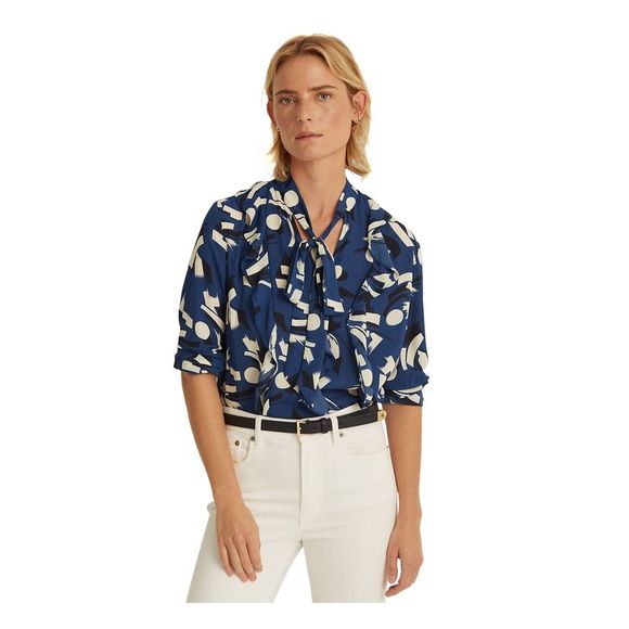 The Lauren blouse jacket in print